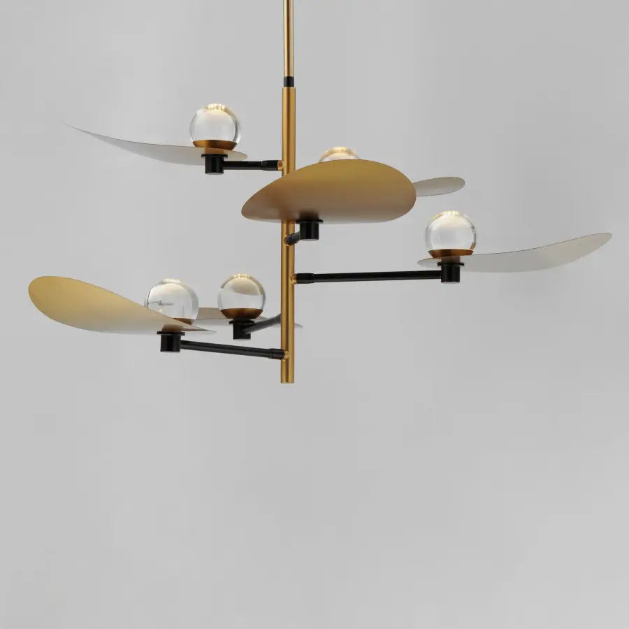 Pearl 6-Light LED Suspension Chandelier - Image 2