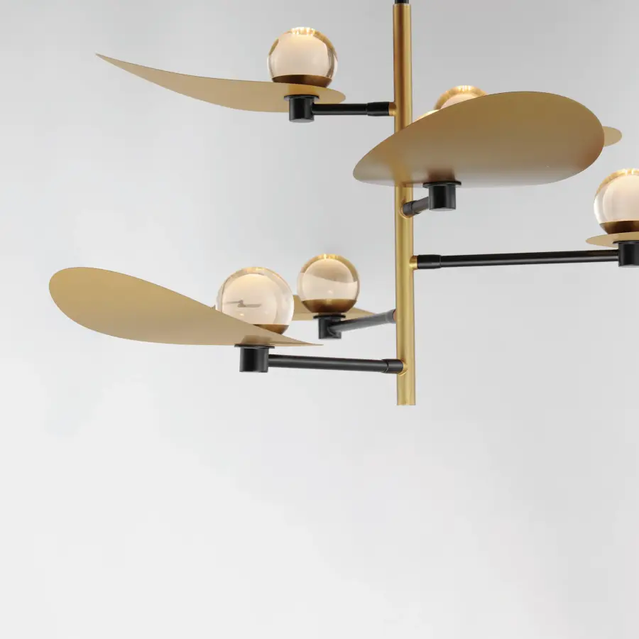 Pearl 6-Light LED Suspension Chandelier - Image 4