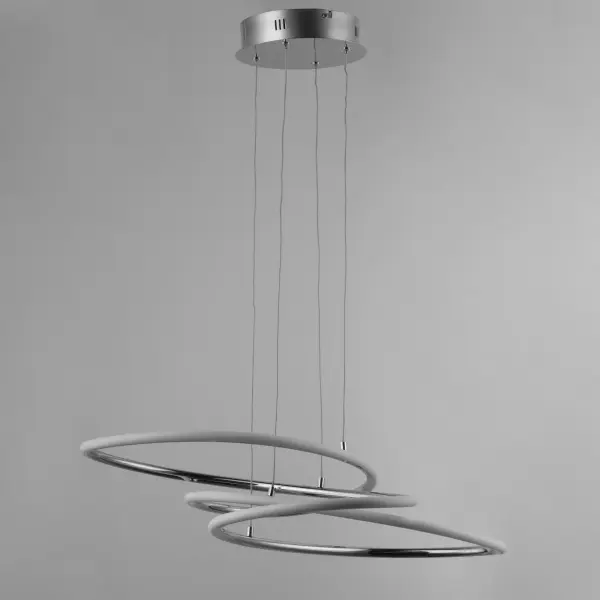 Coaster Single LED Pendant in Polished Chrome - Image 2
