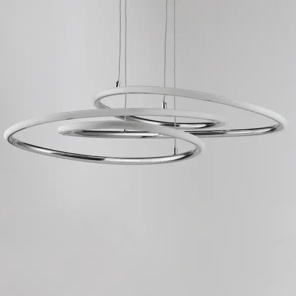 Coaster Single LED Pendant in Polished Chrome - Image 3