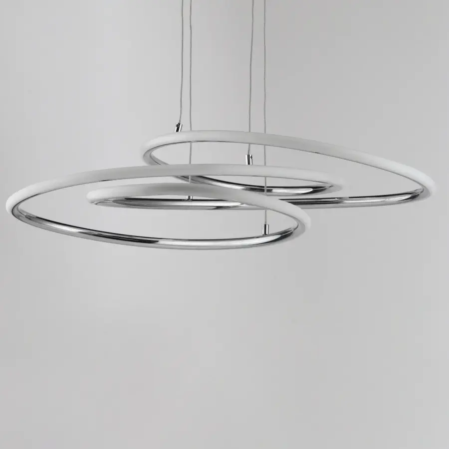 Coaster Single LED Pendant in Polished Chrome - Image 3