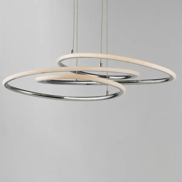 Coaster Single LED Pendant in Polished Chrome - Image 4