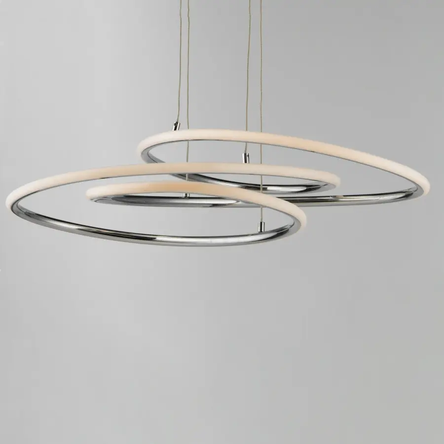 Coaster Single LED Pendant in Polished Chrome - Image 4