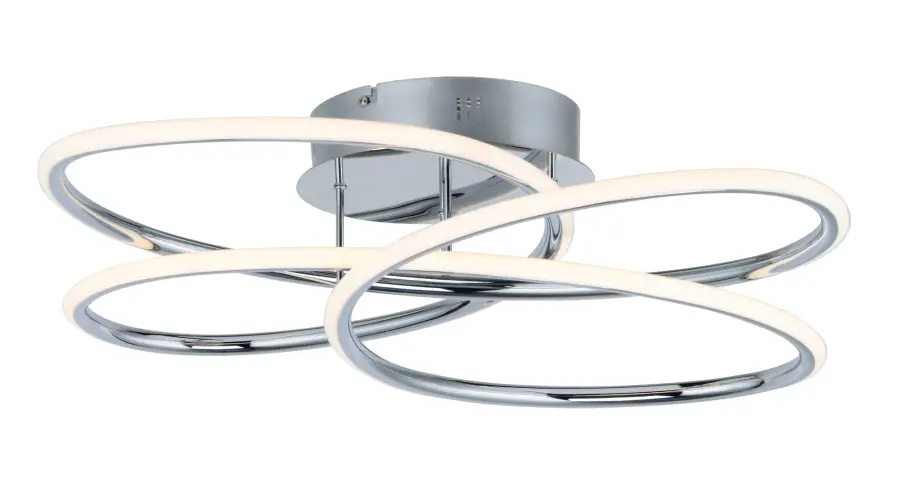 Coaster LED Flush Mount in Polished Chrome - Image 1