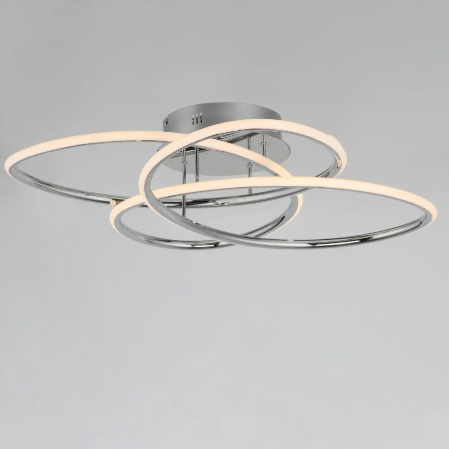 Coaster LED Flush Mount in Polished Chrome - Image 3
