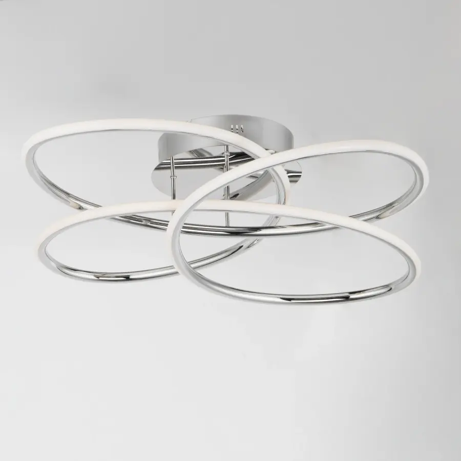 Coaster LED Flush Mount in Polished Chrome - Image 4