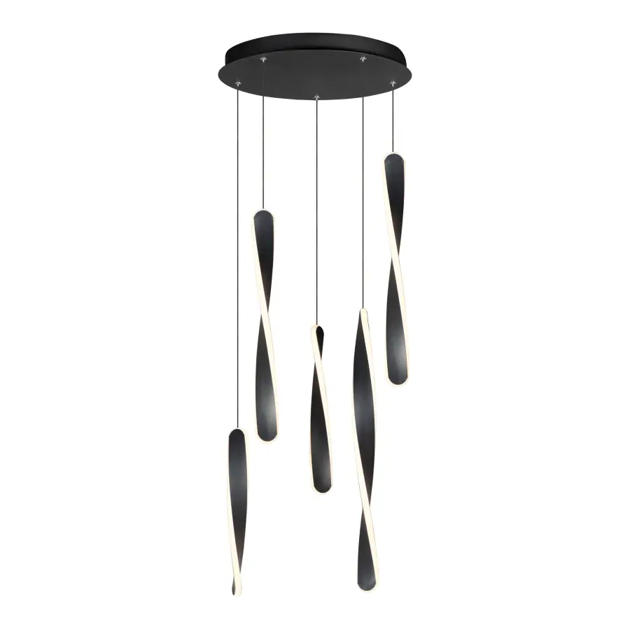 Pirouette 5-Light LED Multi-Light Pendant - Image 1