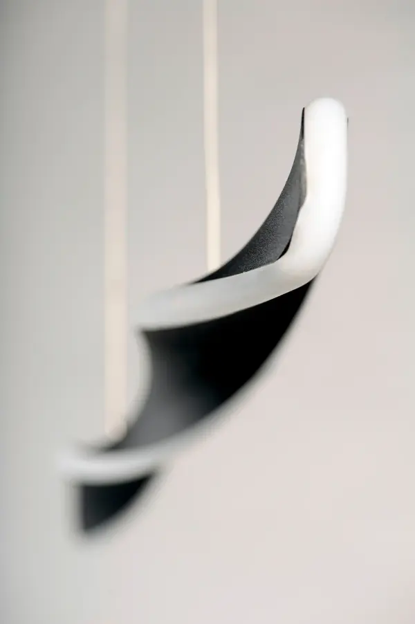 Pirouette Linear LED Pendant in Black - Image 4