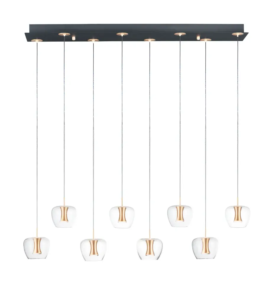 Newton 8-Light LED Multi-Light Pendant - Image 1