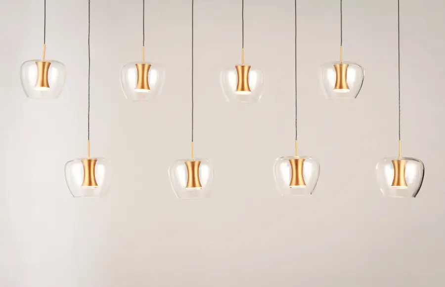 Newton 8-Light LED Multi-Light Pendant - Image 2