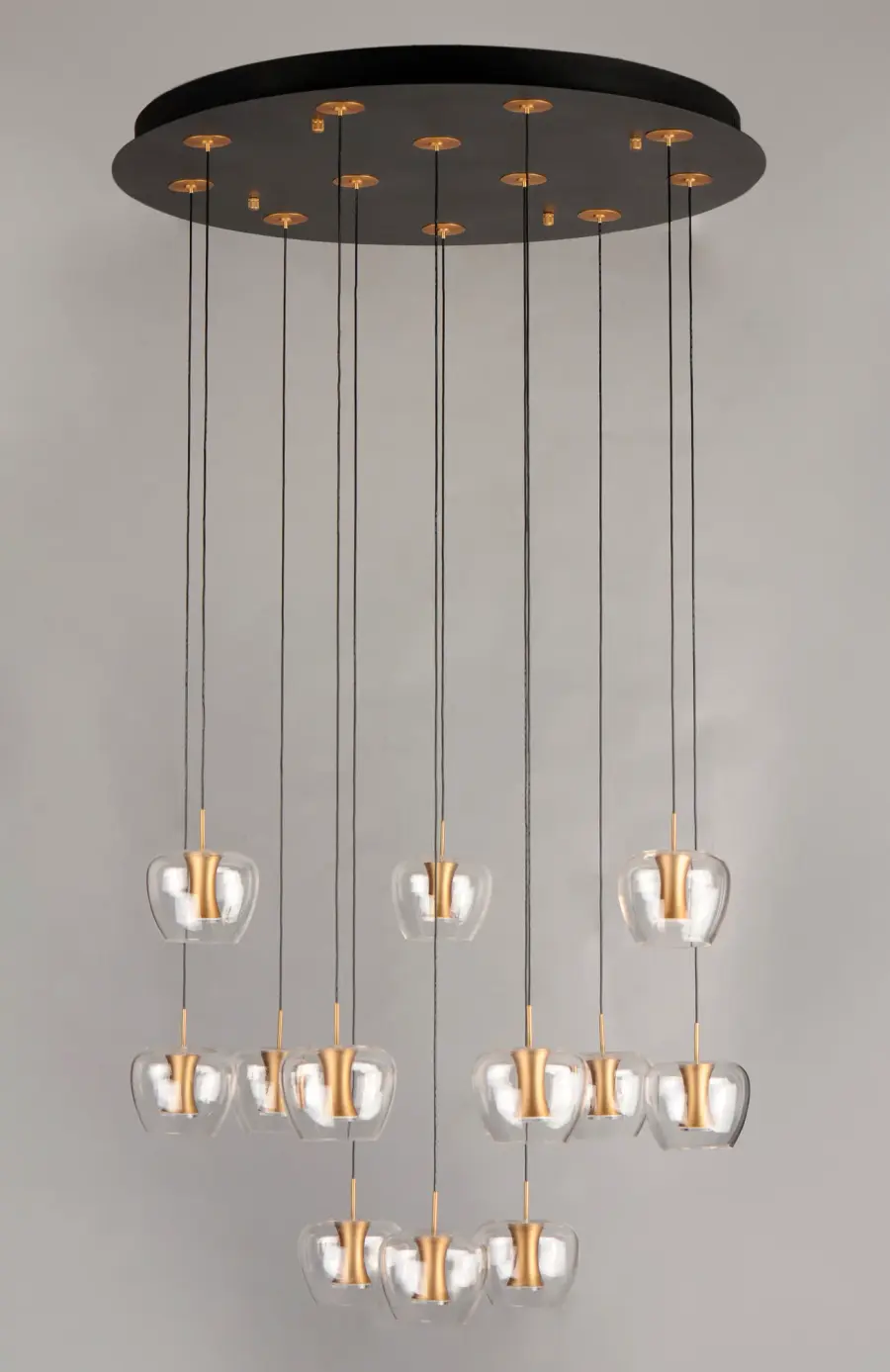 Newton 12-Light LED Multi-Light Pendant - Image 3