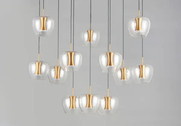 Newton 12-Light LED Multi-Light Pendant - Image 4