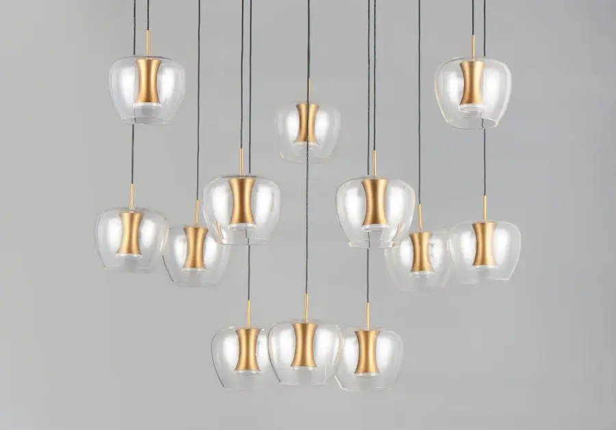 Newton 12-Light LED Multi-Light Pendant - Image 4