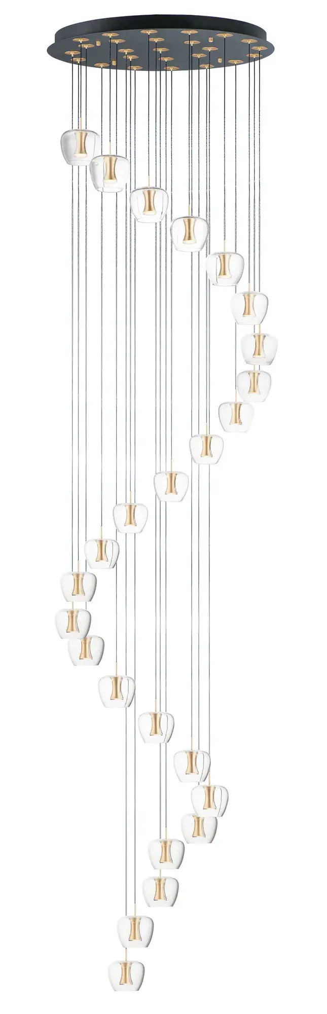 Newton 25-Light LED Multi-Light Pendant - Image 1