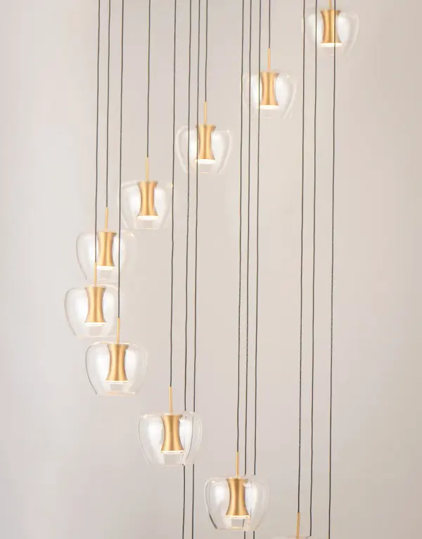 Newton 25-Light LED Multi-Light Pendant - Image 4