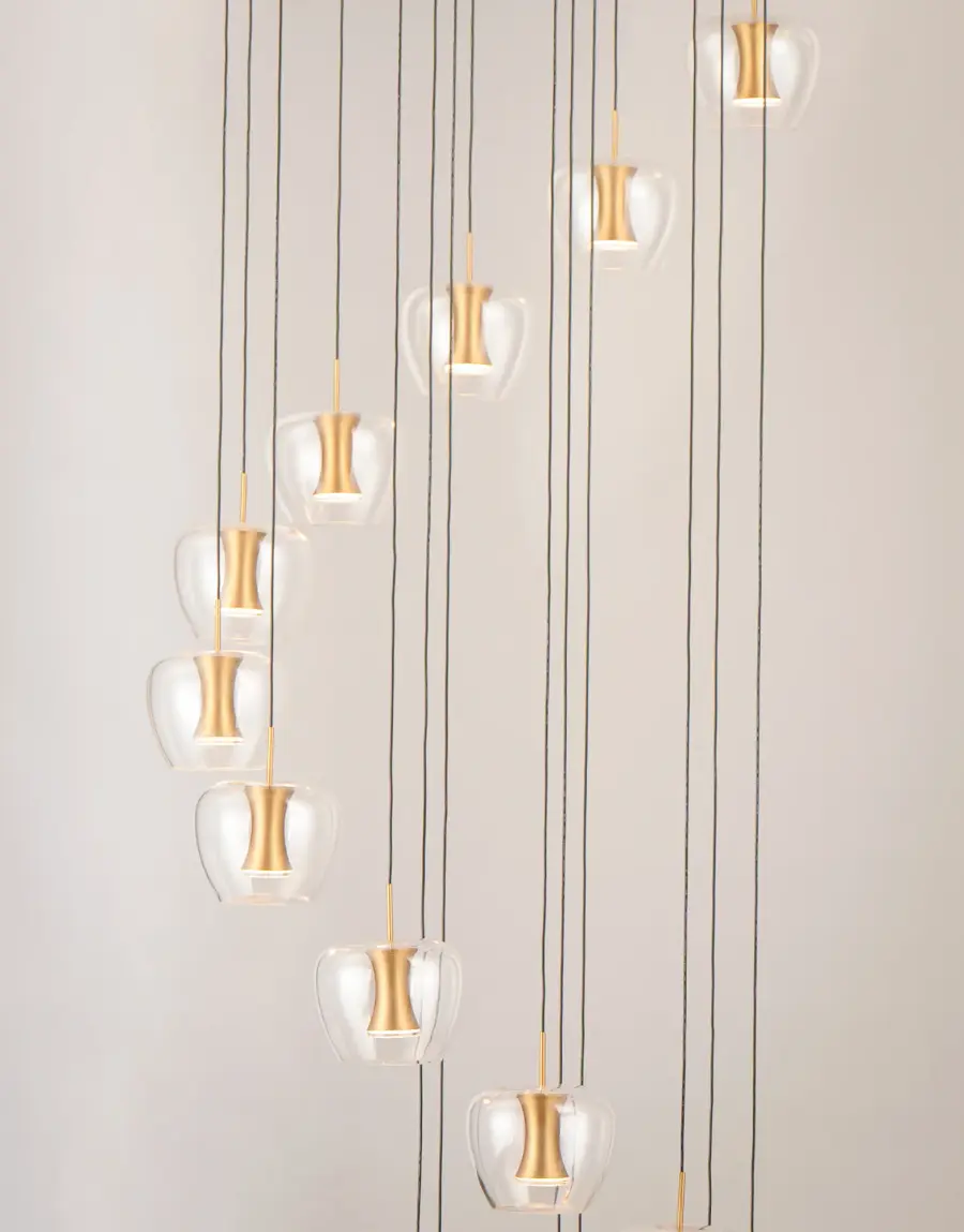 Newton 25-Light LED Multi-Light Pendant - Image 4