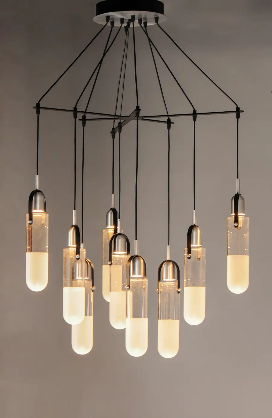 Capsule Disc 9-Light Multi-Light LED Pendant - Image 2