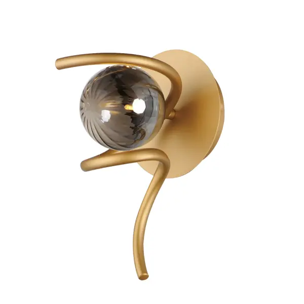 Planetary 1-Light LED Wall Sconce in Gold - Image 1