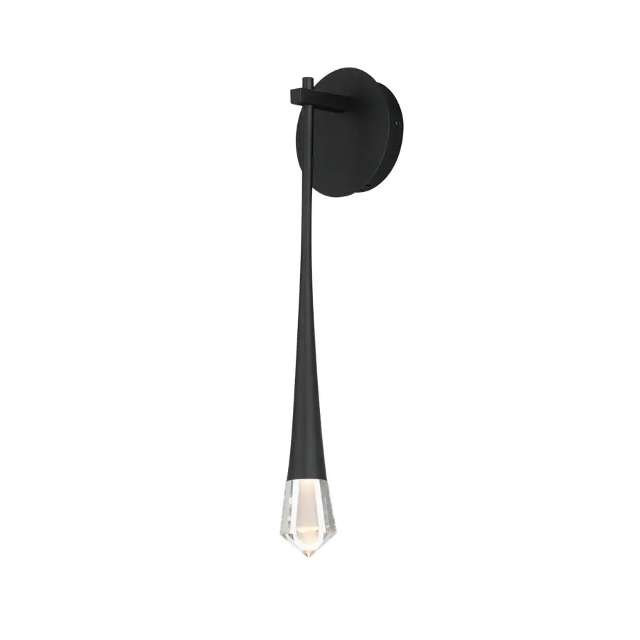 Pierce LED Wall Sconce in Matte Black - Image 1