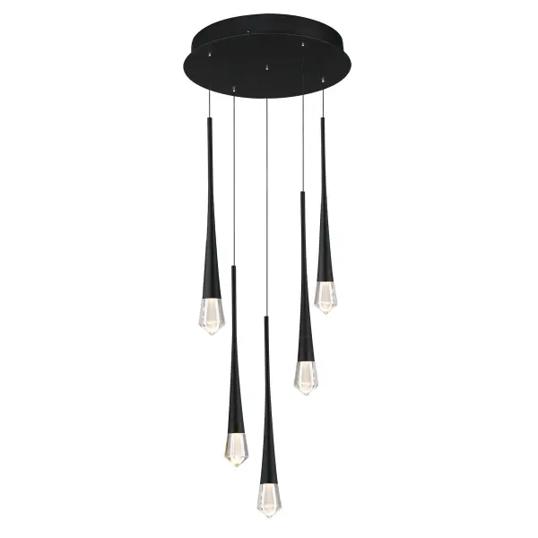 Pierce 5-Light LED Multi-Light Pendant - Image 1
