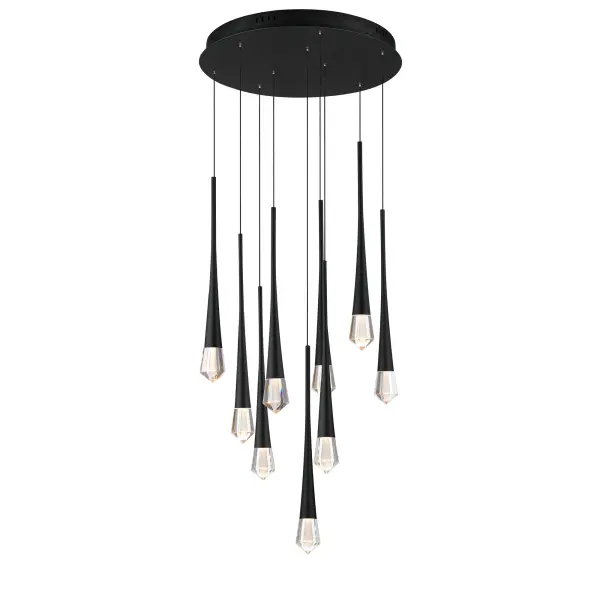 Pierce 9-Light LED Multi-Light Pendant - Image 1