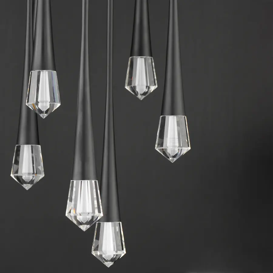 Pierce 9-Light LED Multi-Light Pendant - Image 2