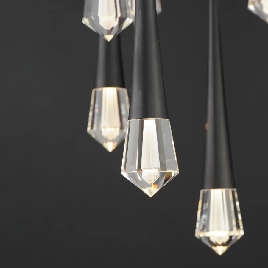Pierce 9-Light LED Multi-Light Pendant - Image 4