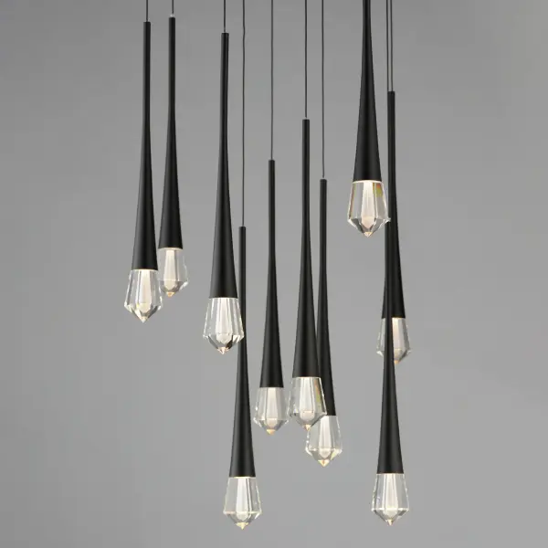 Pierce 12-Light LED Multi-Tier Chandelier - Image 3