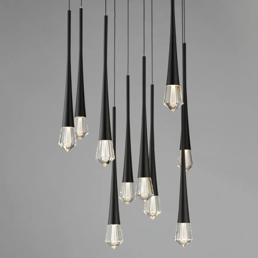 Pierce 12-Light LED Multi-Tier Chandelier - Image 3
