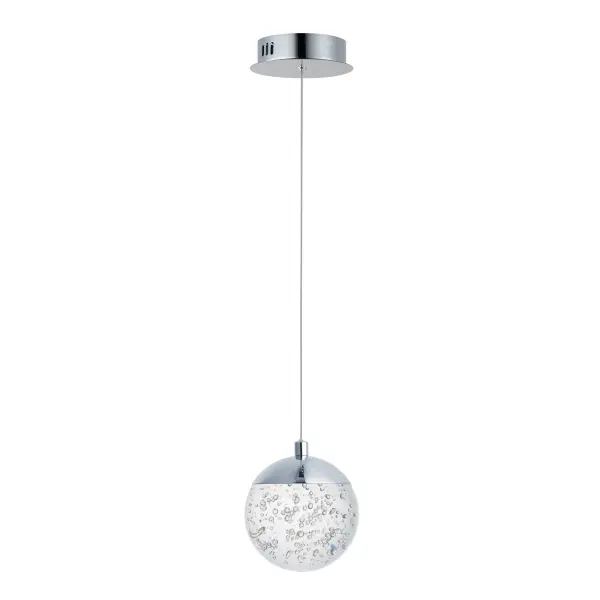 Orb II Single Pendant Light in Polished Chrome - Image 1