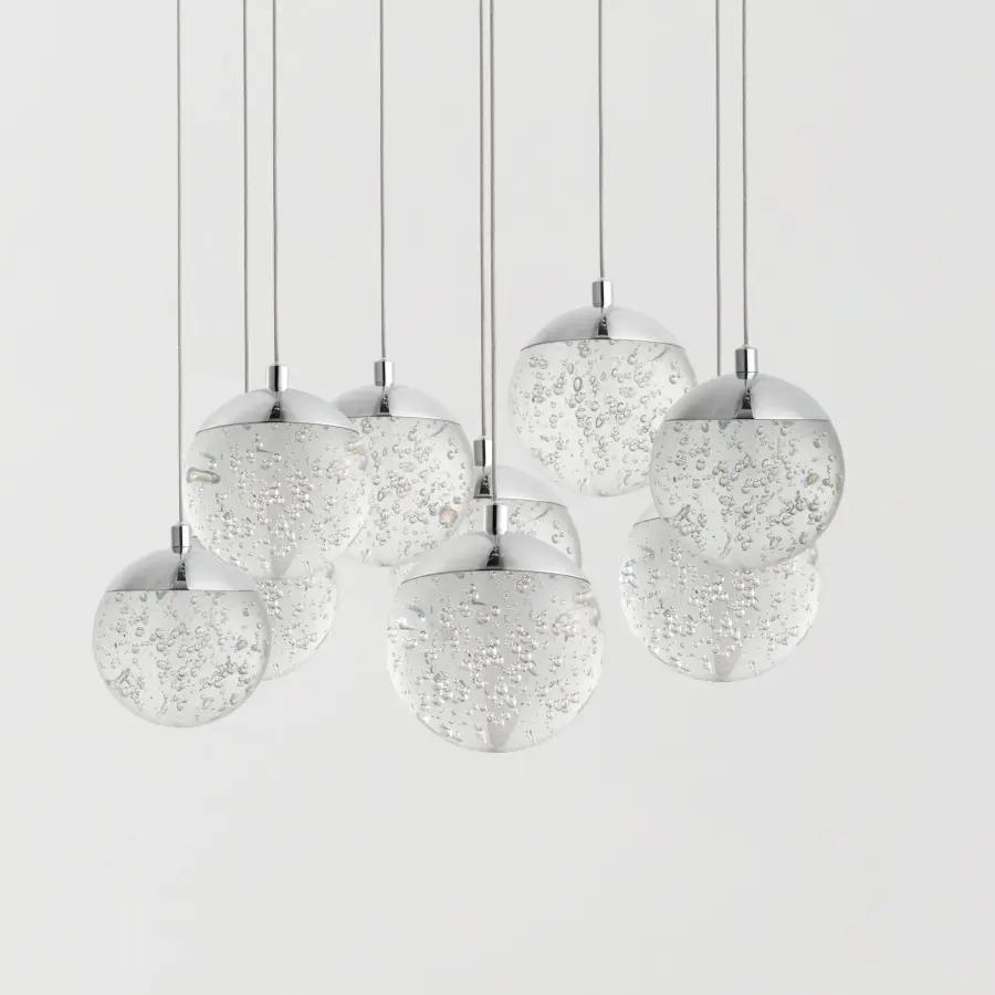Orb II 9-Light LED Multi-Light Pendant - Image 4