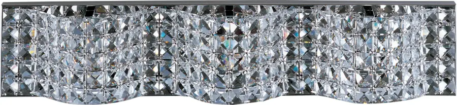 Wave 3-Light Bath Vanity in Polished Chrome - Image 1
