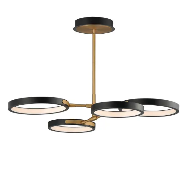Hoopla 4-Light LED Pendant Chandelier - Image 1
