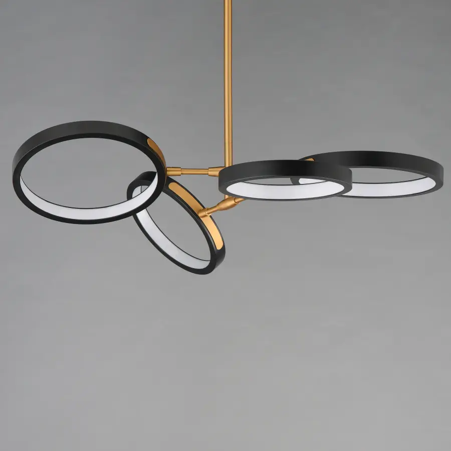Hoopla 4-Light LED Pendant Chandelier - Image 3
