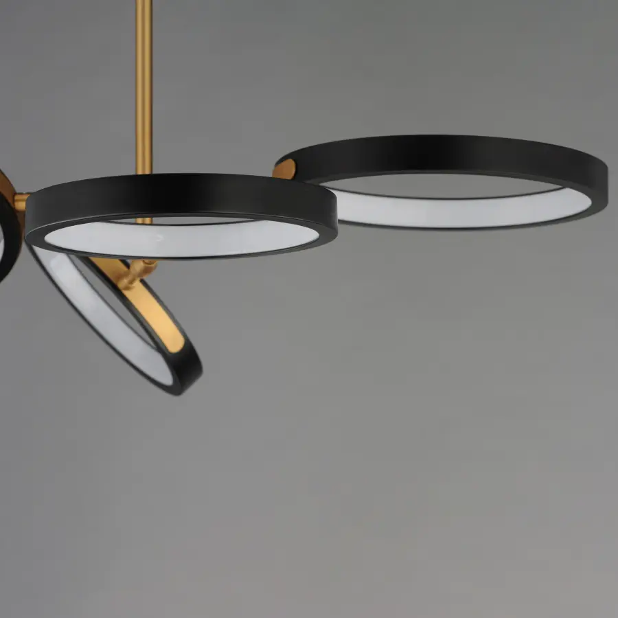 Hoopla 4-Light LED Pendant Chandelier - Image 4