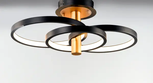 Hoopla 3-Light LED Semi-Flush Mount - Image 2