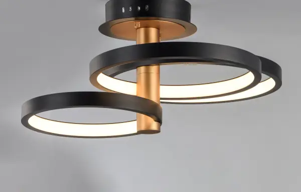 Hoopla 3-Light LED Semi-Flush Mount - Image 4