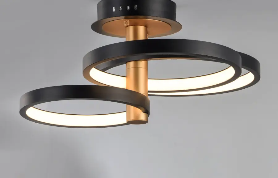Hoopla 3-Light LED Semi-Flush Mount - Image 4