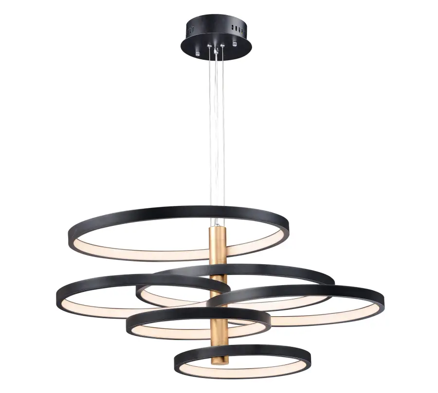 Hoopla 6-Light LED Multi-Light Pendant - Image 1