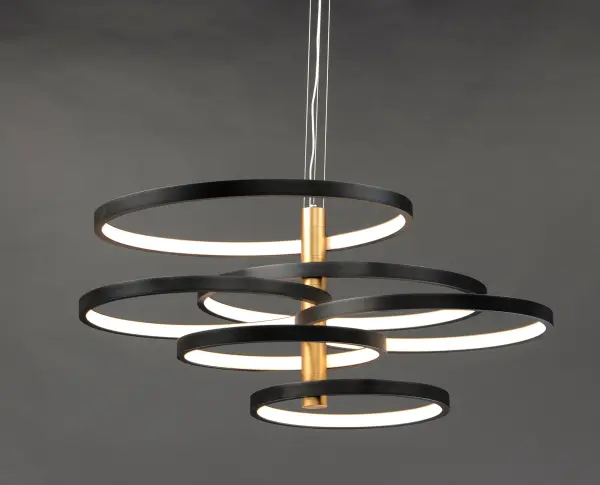 Hoopla 6-Light LED Multi-Light Pendant - Image 2