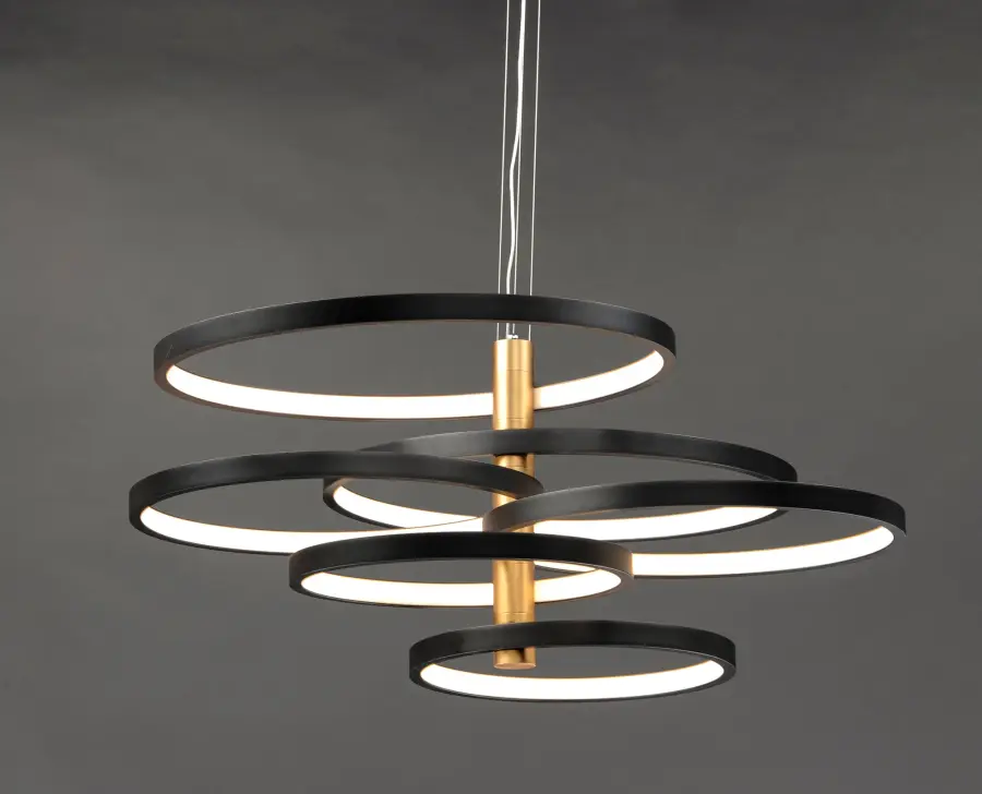 Hoopla 6-Light LED Multi-Light Pendant - Image 2