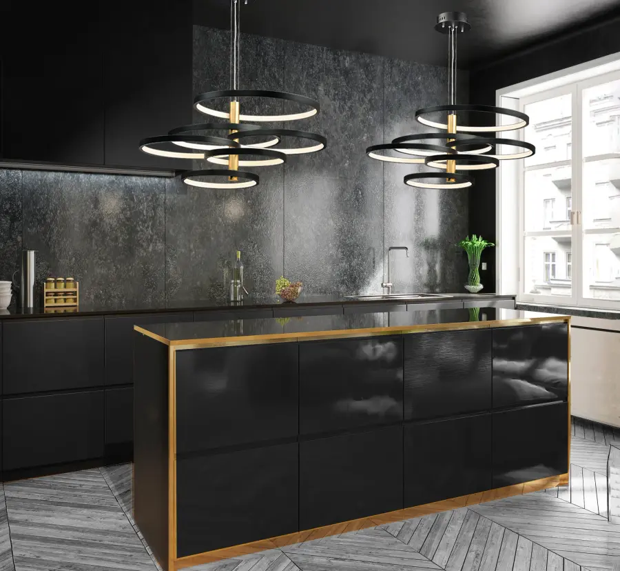 Hoopla 6-Light LED Multi-Light Pendant - Image 4