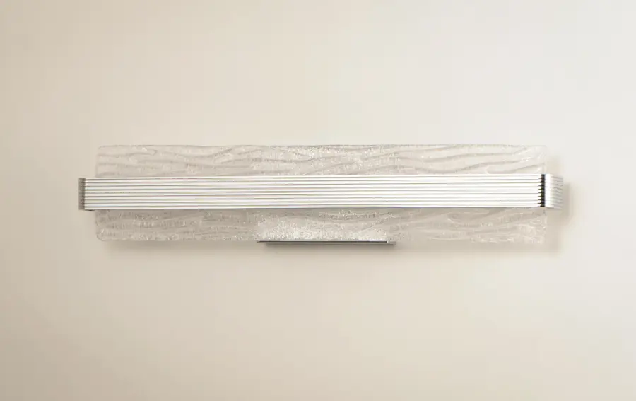 Ripple 24" LED Bath Vanity in Polished Chrome - Image 2