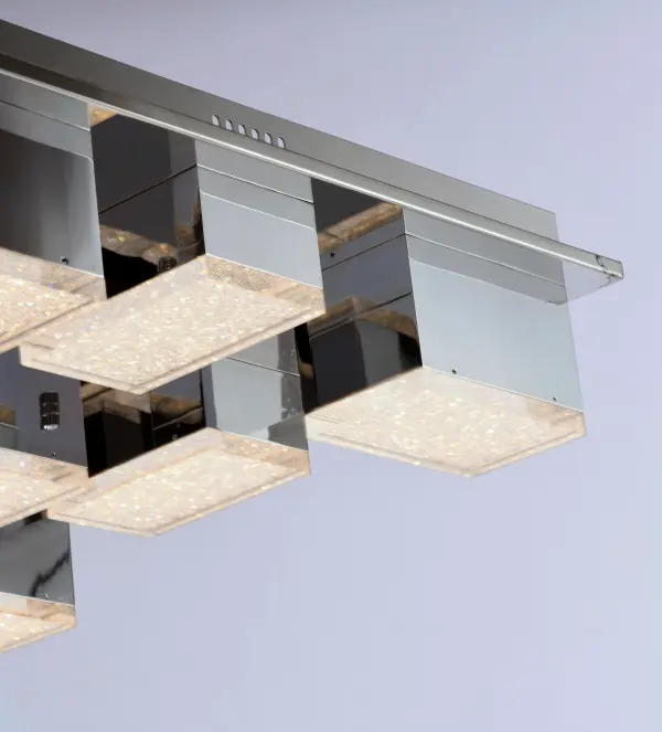 Pizzazz LED 9-Light Flush Mount in Polished Chrome - Image 3