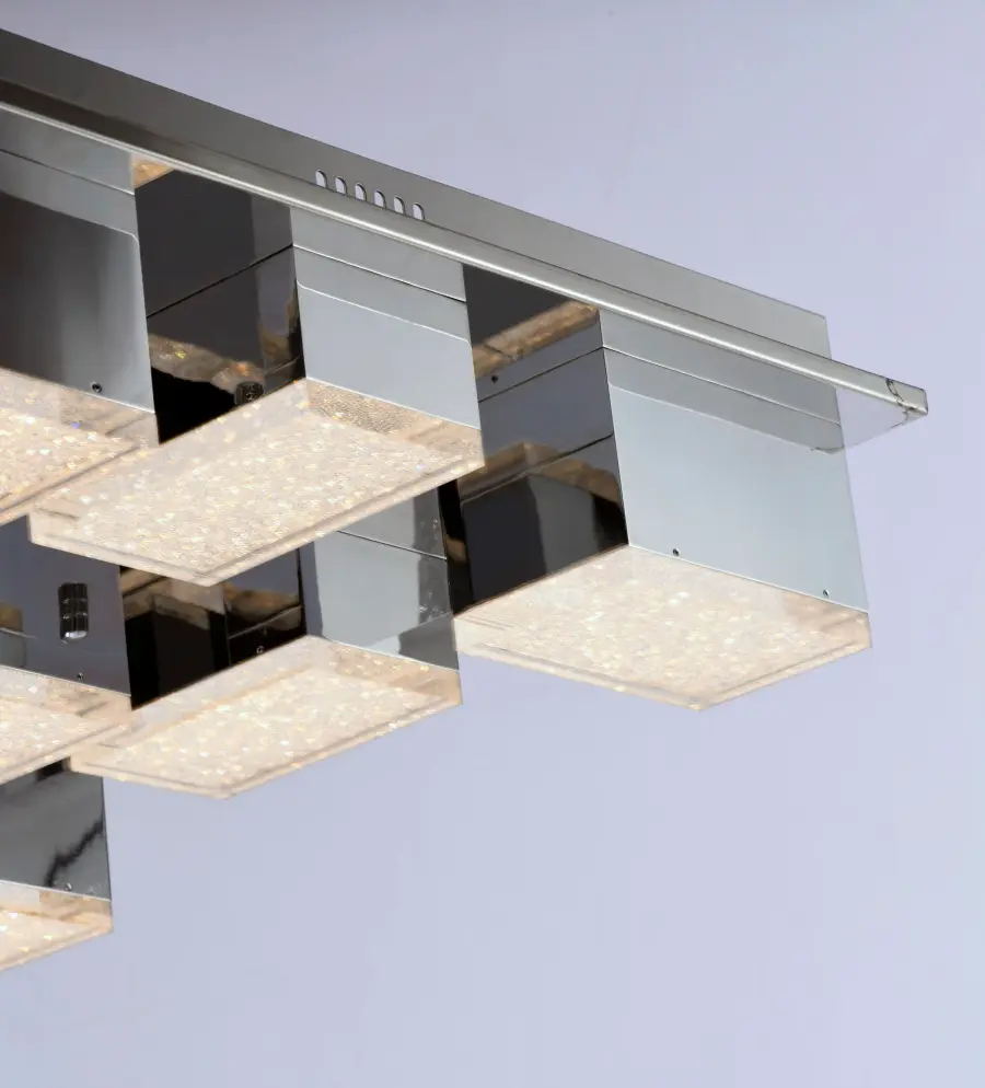Pizzazz LED 9-Light Flush Mount in Polished Chrome - Image 3
