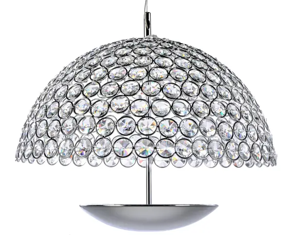 Parasol Single LED Pendant in Polished Chrome - Image 1