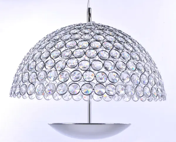 Parasol Single LED Pendant in Polished Chrome - Image 2
