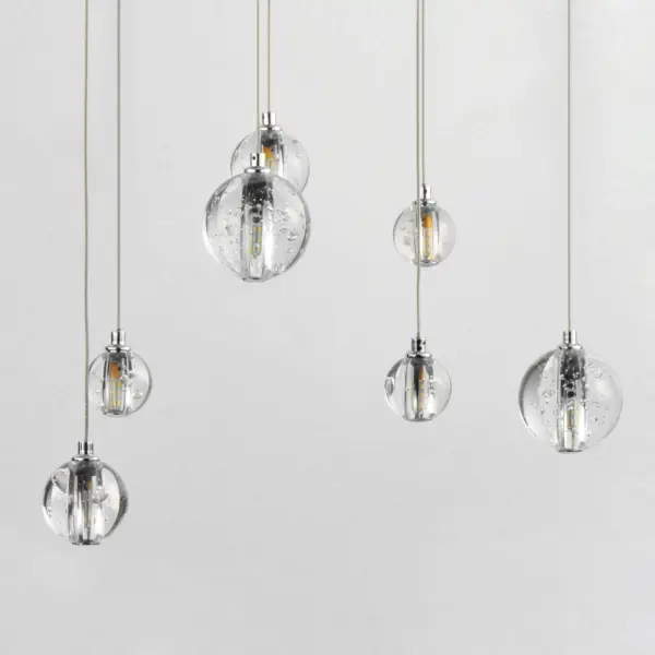Harmony 10-Light Linear Pendant in Polished Chrome - Image 4