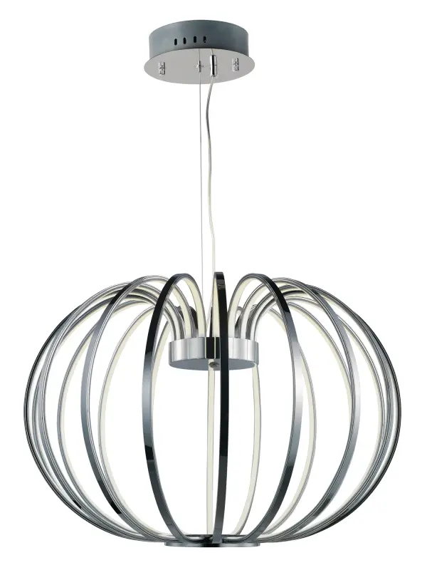Argent LED Single Pendant in Polished Chrome - Image 1