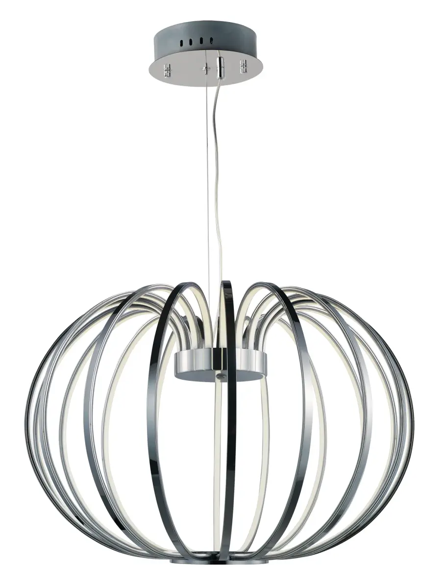 Argent LED Single Pendant in Polished Chrome - Image 1
